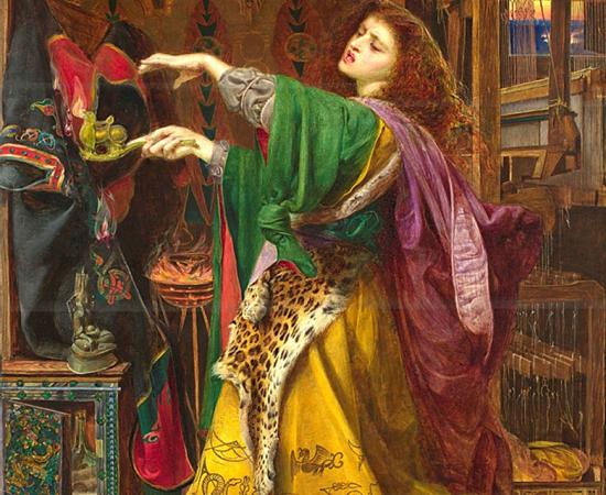 Morgan le Fay by Frederick Sandys. 