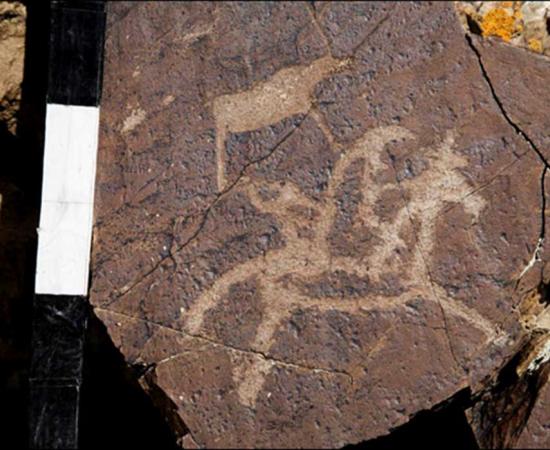 Every major civilization added their own distinct imprint to the collection of rock art at Dus-Dag mountain. 