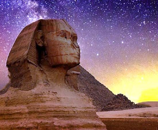 The ancient and mysterious Sphinx, Giza, Egypt. 