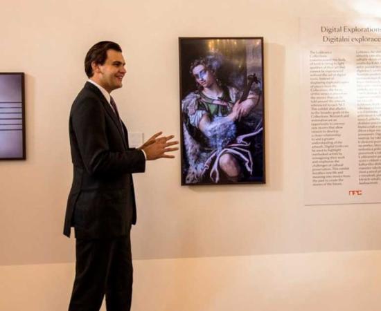 William Rudolf Lobkowicz on a visit to the family’s Non-Fungible Castle in the Czech Republic, where family NFTs or non-fungible tokens or digital artworks are made and sold to raise funds to preserve 600 years of Lobkowicz history, art and architecture. Source: The Lobkowicz Collections