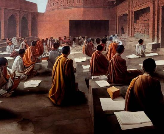Students studying at Nalanda University, India. Source: Amith / Adobe Stock.