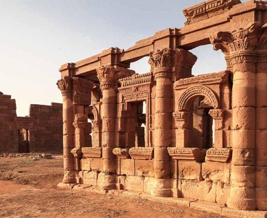 Roman Kiosk and Apedamak (lion god) temple in Naqa, Nubia Sudan. Source: YiannisMantas/Adobe Stock