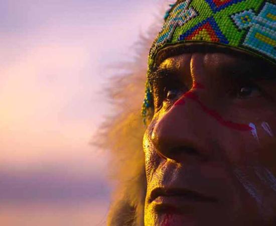 Portrait of Native American man. Researchers have found Aboriginal Australian ancestry in Native American peoples.  Source: Chinnachote / Adobe Stock   