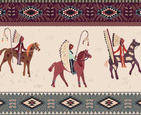 Navajo mythology is woven into the Navajo culture and its legendary rugs. 		Source: Oscar Ghost / Adobe Stock