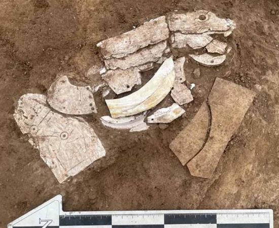 The Hongshan dragon made from mussel shells. Credit: Inner Mongolia Daily