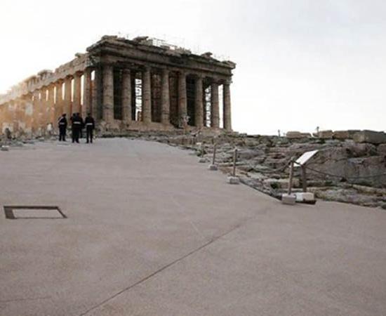 Backlash for Wheelchair-Friendly Paths at Acropolis
