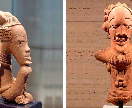 Terracotta statues made by the Nok. (Public Domain)
