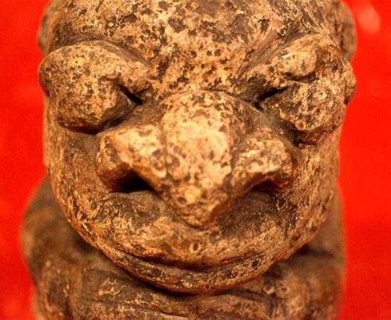 A close-up of one of the Nomoli figures at the British Museum. Source: John Atherton / CC BY-SA 2.0