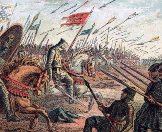 Norman dietary influences in England after the Battle of Hastings (pictured here) and the Norman Conquest.  Joseph Martin Kronheim (1810–96) / Public domain