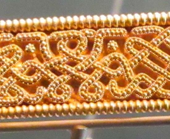 A gold piece from the Vindelev hoard. Source: Oleryhlolsson / CC by SA 4.0.