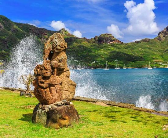 Tikami stone monument in Nuku Hiva. Source: emperorcosar / Adobe Stock  