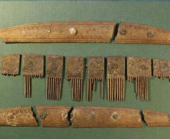 The comb was discovered in Ribe, West Denmark. 