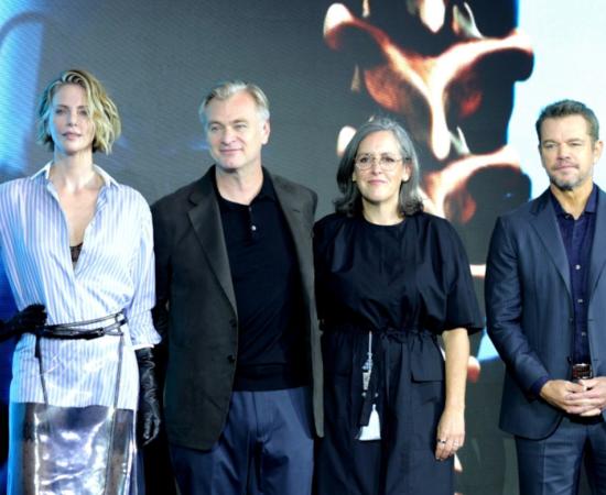Stars of the hit movie, The Odyssey at Press Conference. 