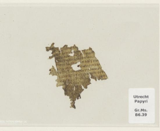 Utrecht University’s parchment fragment of Homer’s Odyssey