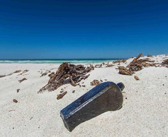 The oldest known message in a bottle was found on a beach north of Wedge Island in Ausatralia. 