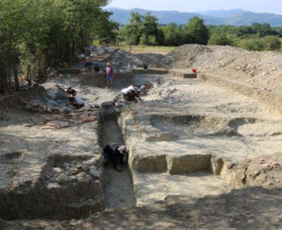 The archaeological excavation in ancient Fregellae uncovered the oldest known villa in the region.