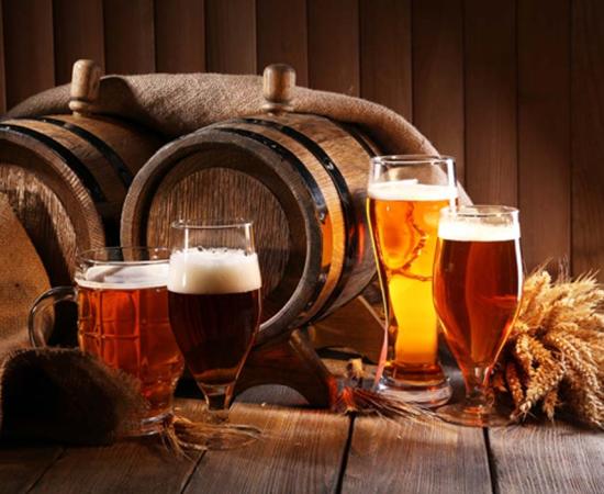 Beer brewing in ancient England. 