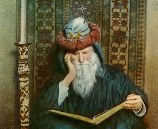 Omar Khayyam, ‘Earth Could Not Answer’ by Adelaide Hanscom Leeson.        Source: Public Domain