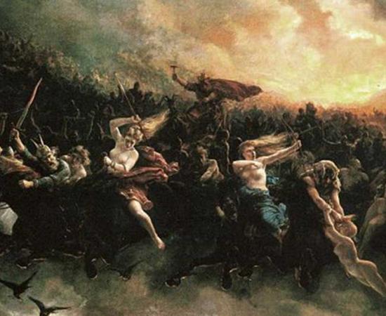 Åsgårdsreien (The Wild Hunt) by Peter Nicolai Arbo (1872).