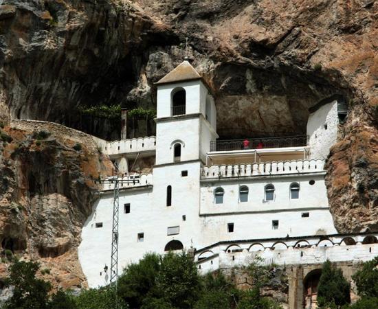 Ostrog Monastery in the rocks, Montenegro              Source: flu4022 / Adobe Stock