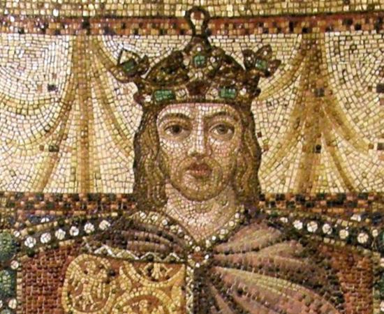 Otto I, Holy Roman Emperor mosaic, 1903, Berlin.
