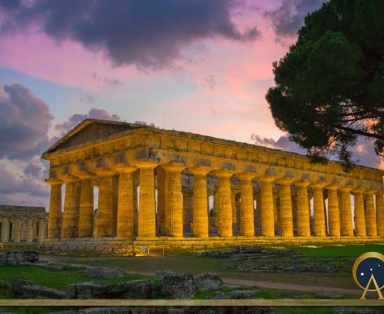 Majestic Temple of Hera at Paestum ( Nido Huebl/ Abobe Stock)
