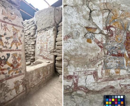 Painted Throne Room of a Powerful Moche Woman Revealed at Pañamarca