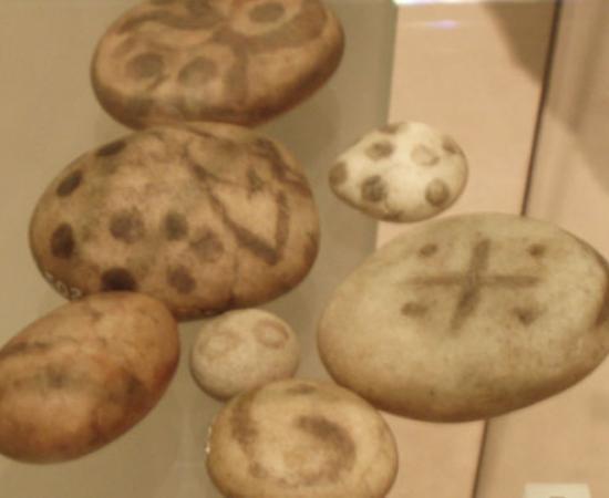 Painted Pictish Pebbles