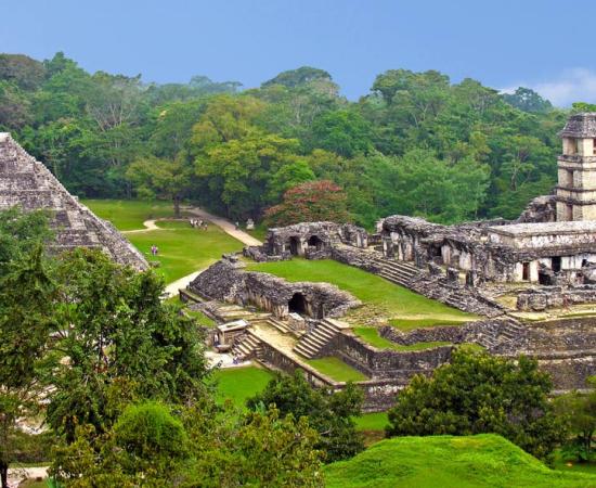 The Maya site of Palenque, Mexico 