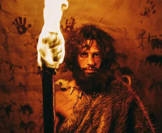 Paleolithic cave dwellers used torches, lamps, and fireplaces. Source: Gorodenkoff /Adobe Stock