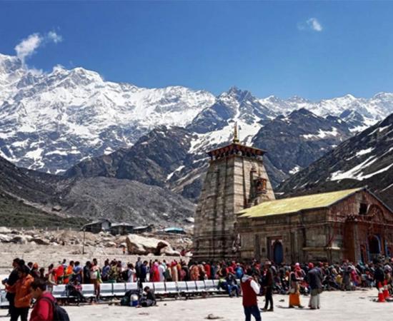 Kedarnath temple is the first on the Panch Kedar pilgrimage and is visited by thousands of pilgrims every year. Source: Sushant Pandey / Knowledge of India