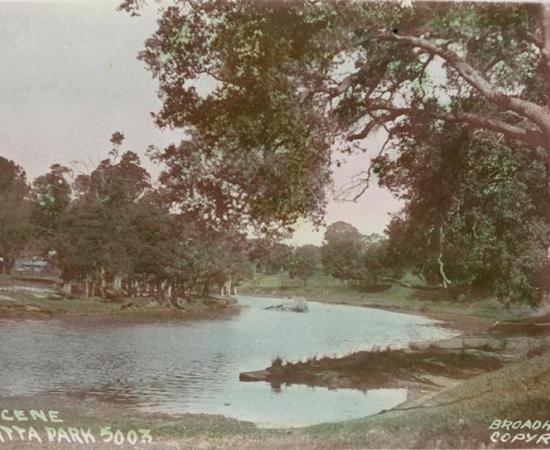 Old image of Parramatta River by Broadhurst, William Henry, 1855-1927	Source: Public Domain