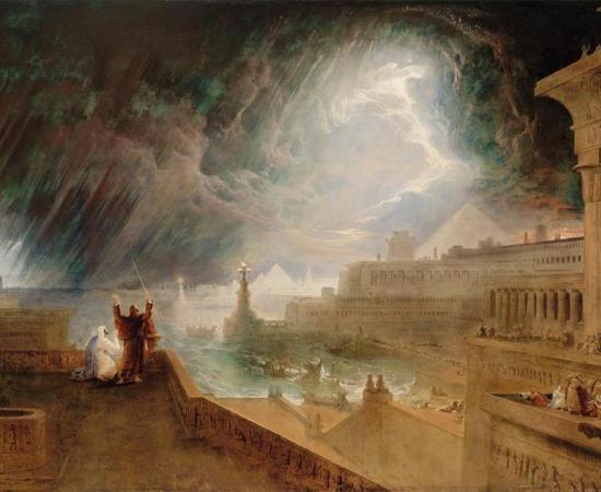 John Martin’s “Seventh Plague of Egypt” (1823), in the Museum of Fine Arts, Boston, Ascension Number 60.1157. Source: Public Domain