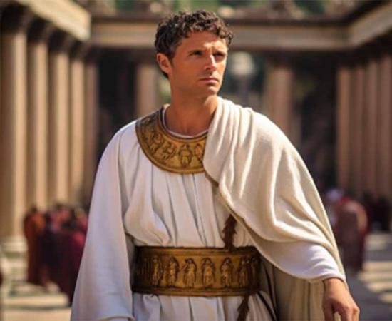 AI image of Emperor Augustus also known as the founder of the Roman Empire.  Source: Nevio/Adobe Stock