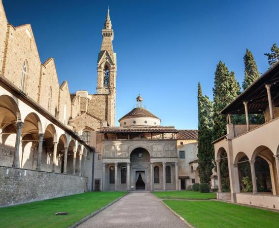Pazzi chapel, Santa Croce Florence, stills stands, but after the Pazzi Conspiracy against the Medici family, the Pazzis were banished and had to change their name. 		Source: adisa / Adobe Stock