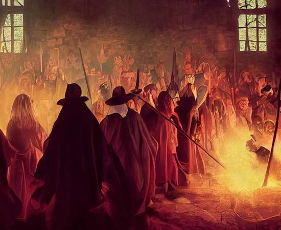 The witch trials. Source: Justinas / Adobe Stock.