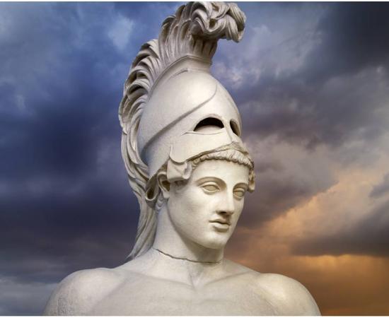 Statue of ancient Athens statesman Pericles