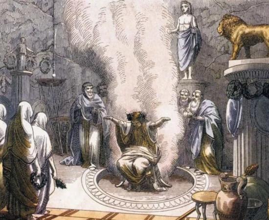 The Oracle at Delphi.