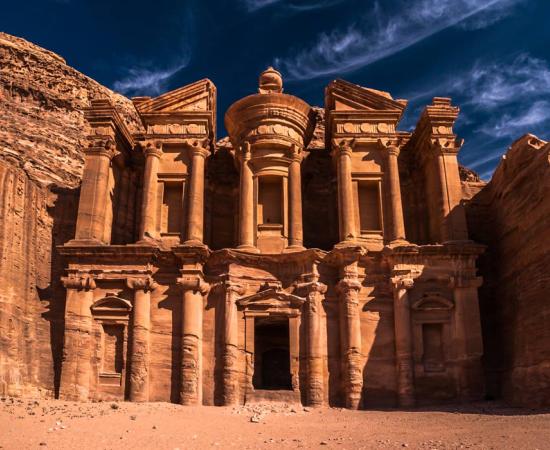 The ancient city of Petra, Jordan
