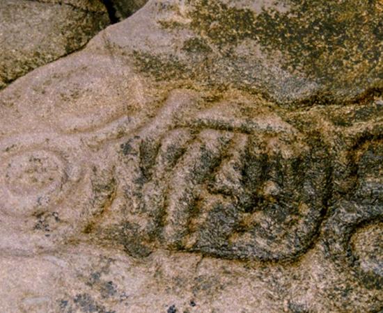 Ancient Alaskan Petroglyphs in Stone. Some of the best surviving examples of native artistic expression are petroglyphs found in southeast Alaska. Source: LoweStock/Adobe Stock