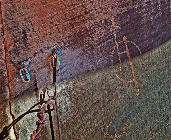 Illegal Climbing Route Set Over 1000-year-old Petroglyphs in Utah