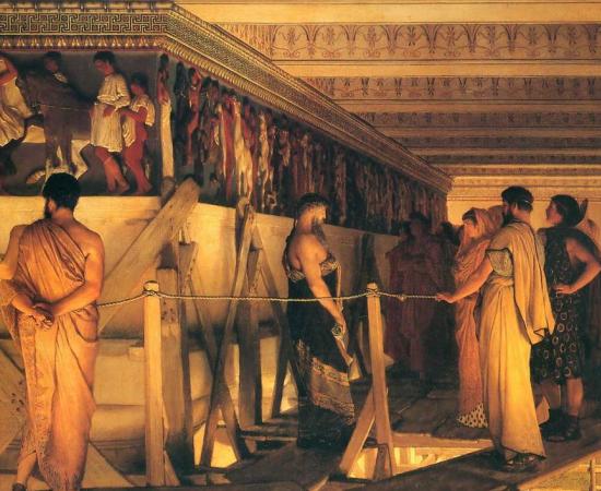 Phidias Showing the Frieze of the Parthenon to his Friends