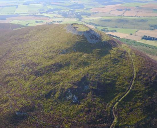 Tap o’ Noth hillfort in Rhynie, Aberdeenshire, Scotland is one of the country’s biggest.             Source: University of Aberdeen