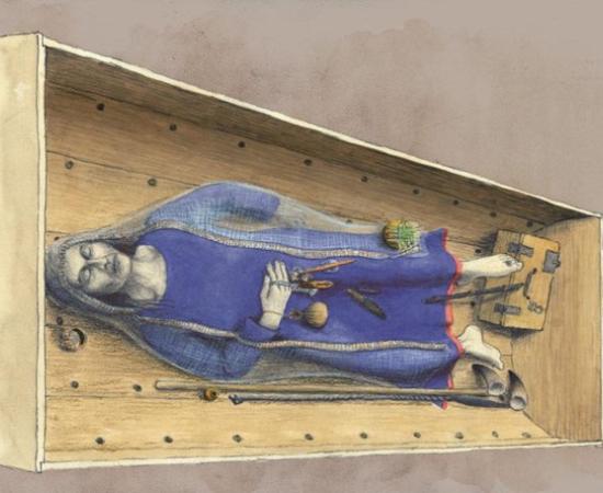 The burial of the Seeress of Fyrkat