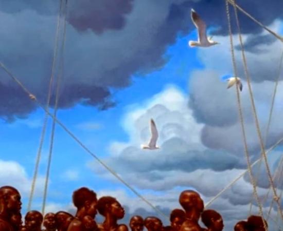 A screenshot from the video showing the reality of pirates and slavery. Pirates were ruthless profiteers in the grim world of the slave trade, challenging the romanticized narrative. Source: YouTube Screen shot/Gold and Gunpowder