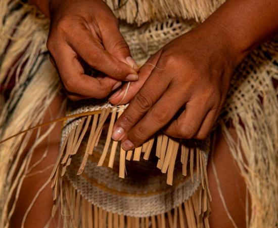 Basket weaving. Source: pinzonoob / Adobe Stock.