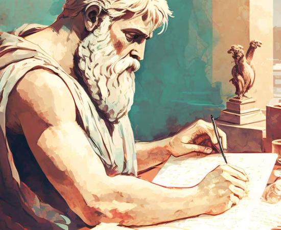 Representational image of the ancient Greek philosopher and biographer Plutarch. Source: Eduardo / Adobe Stock
