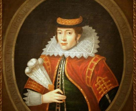 Pocahontas, after 1616, Oil on canvas by Unidentified Artist. 