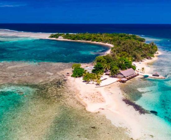 Aerial view of Erakor Island, Vanuatu. Source: Martin Valigursky/Adobe Stock