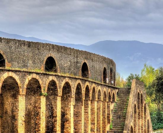 Ruins of Pompeii, the Amphitheater 		Source: Leonid Andronov / Adobe Stock